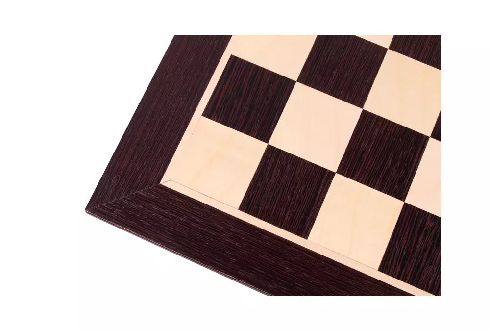 Wenge & Sycamore Chessboard - 54x54 cm Dark Border