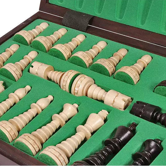 Christmas Chess Set - Hand-Carved Hornbeam