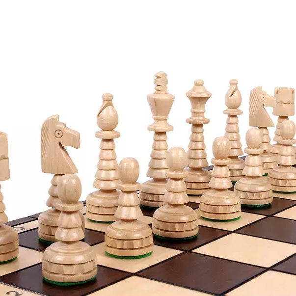 Christmas Chess Set - Hand-Carved Hornbeam
