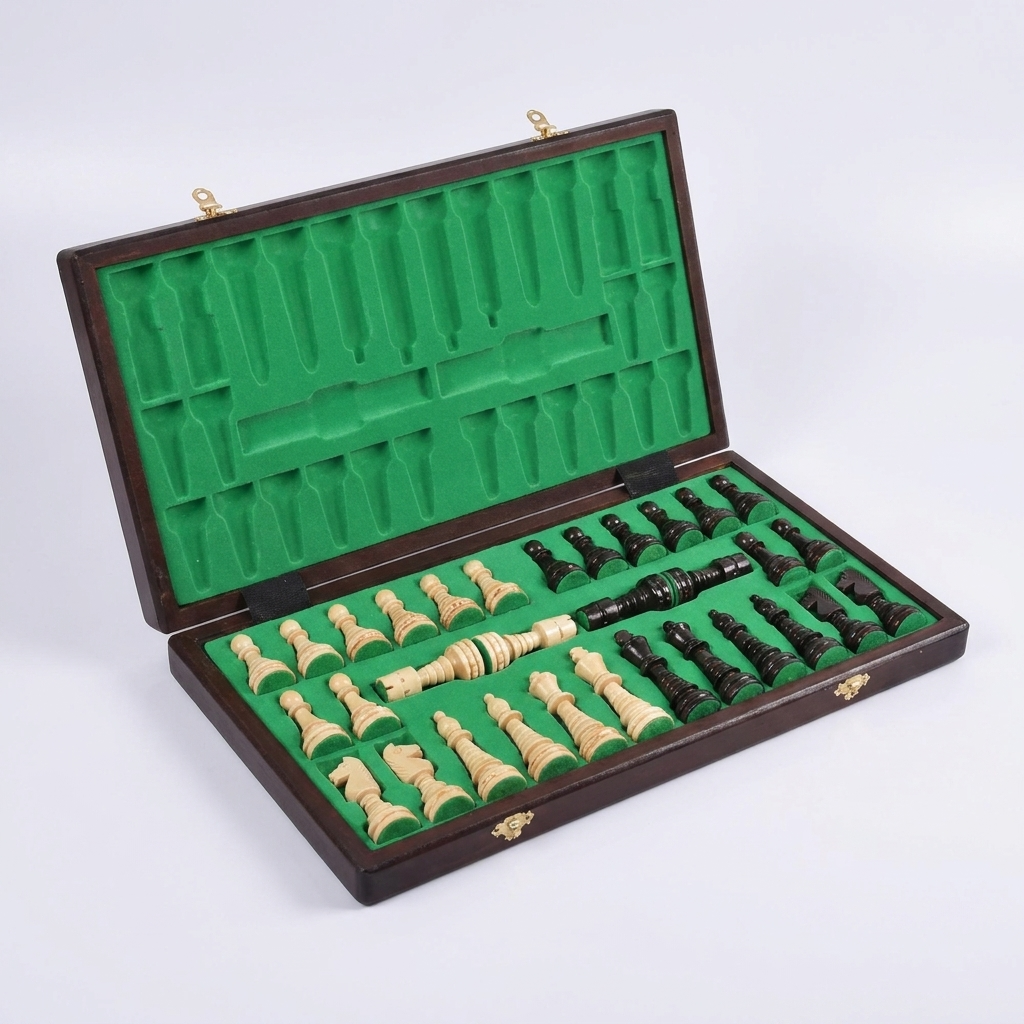 Christmas Chess Set - Hand-Carved Hornbeam
