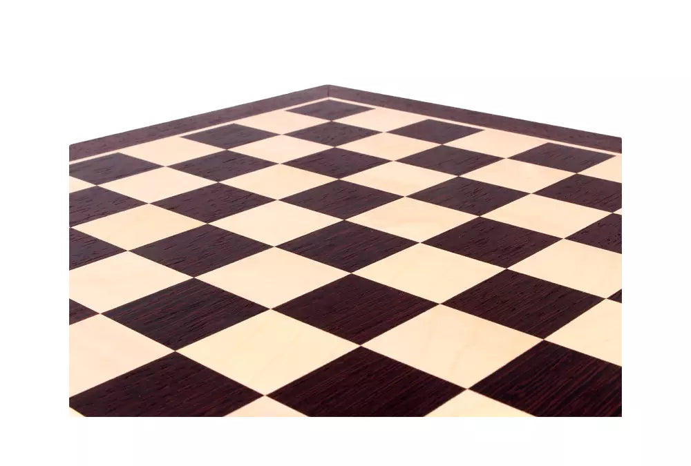 Wenge & Sycamore Chessboard - 54x54 cm Dark Border