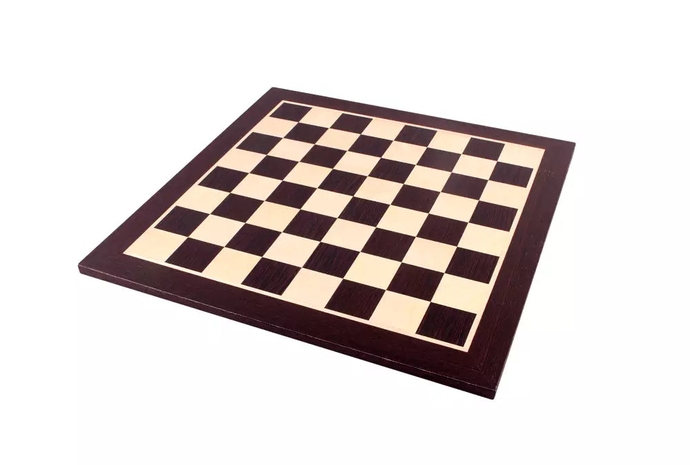Wenge & Sycamore Chessboard - 54x54 cm Dark Border