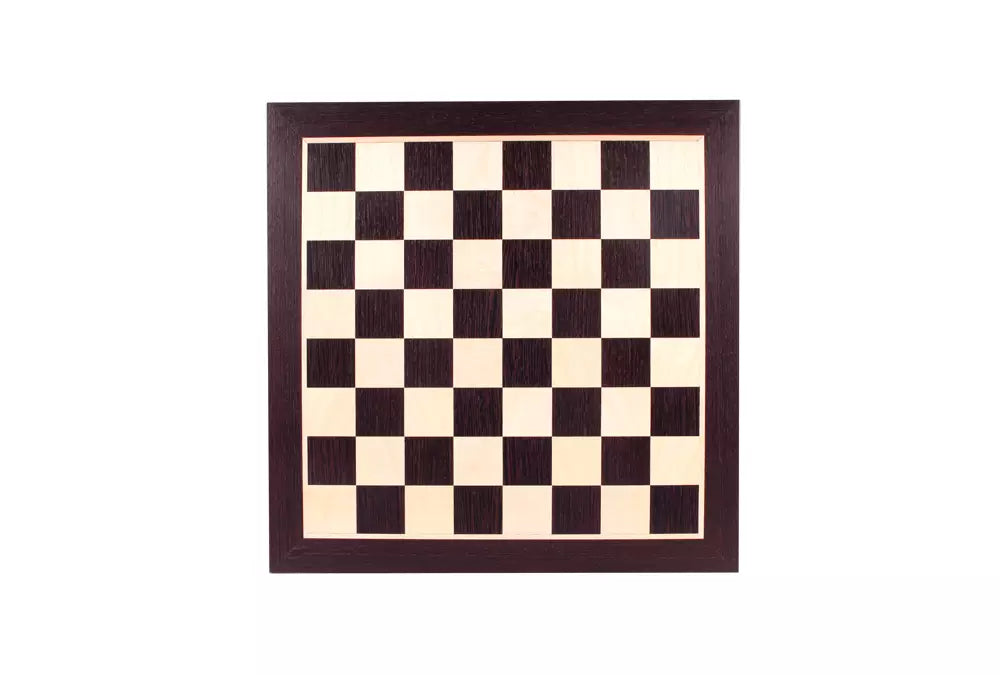 Wenge & Sycamore Chessboard - 54x54 cm Dark Border