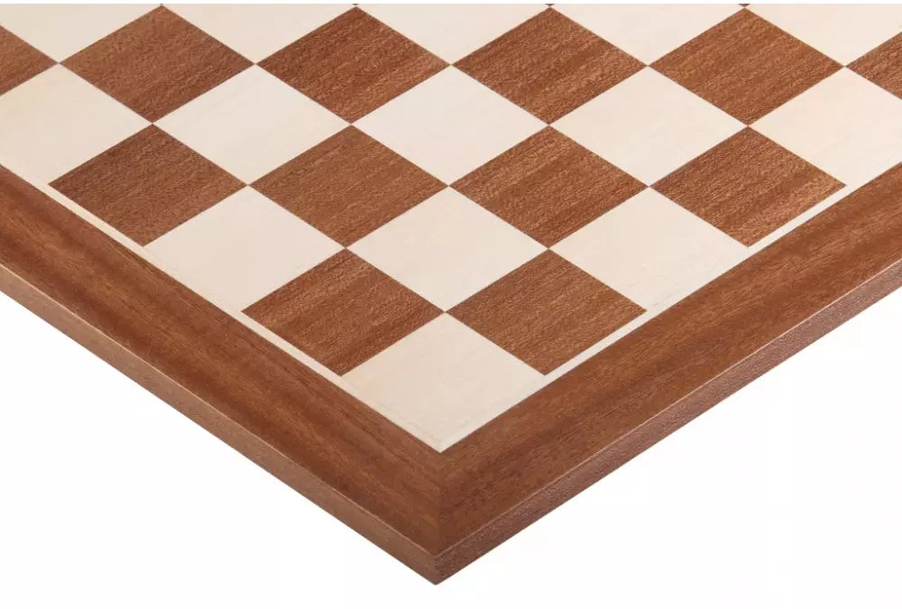 Mahogany & Sycamore Chessboard - 48x48 cm